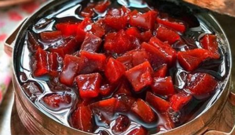 مربای به درجه یک خانگی نیم کیلویی